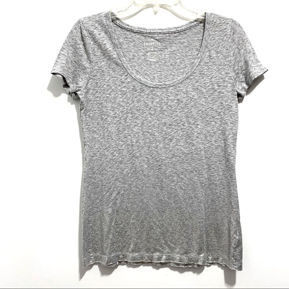 American Eagle Outfitters Women’s Gray Favorite Tee